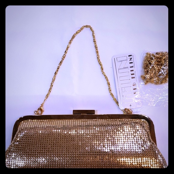 NWT Shiny Gold Purse - Picture 1 of 5